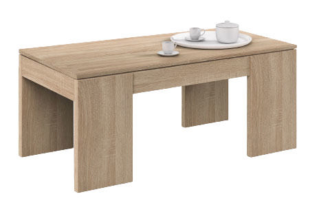 FORES 001637F KENDRA COFFEE TABLE LIFT UP - OAK