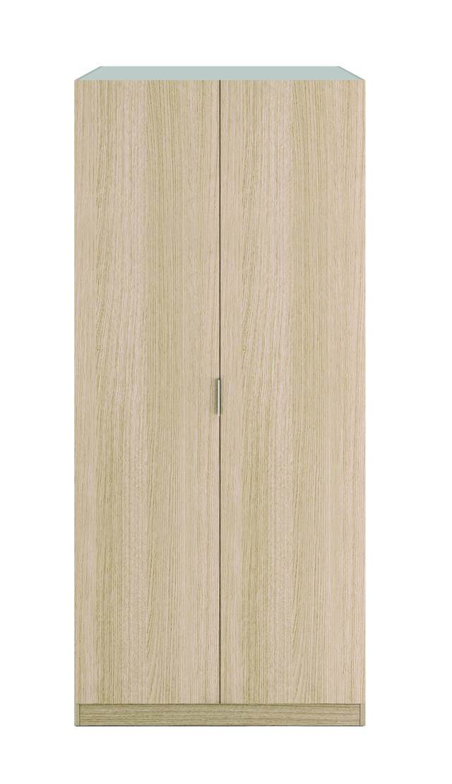 FORES WARDROBE 180X81X52CM - OAK