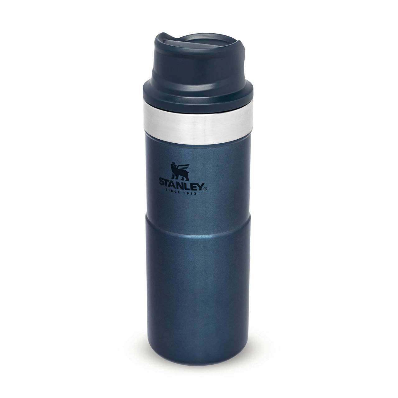 STANLEY CLASSIC TRIGGER ACTION TRAVEL MUG 0.35L - BLUE