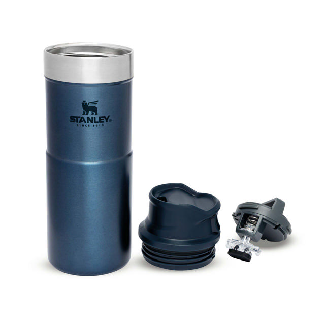 STANLEY CLASSIC TRIGGER ACTION TRAVEL MUG 0.35L - BLUE