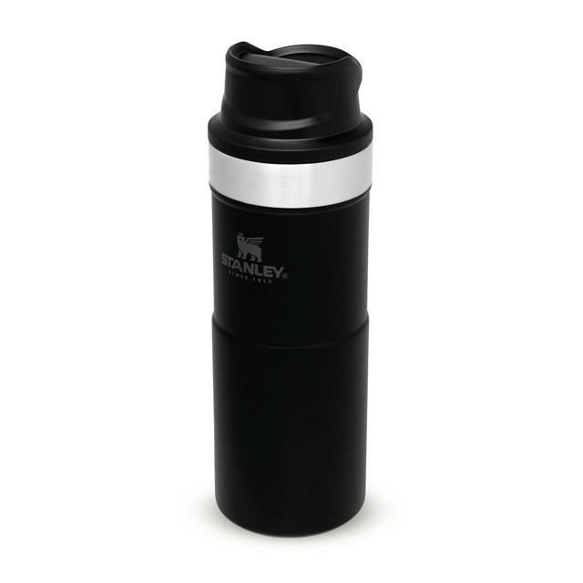 STANLEY CLASSIC TRIGGER ACTION TRAVEL MUG 0.35L - BLACK