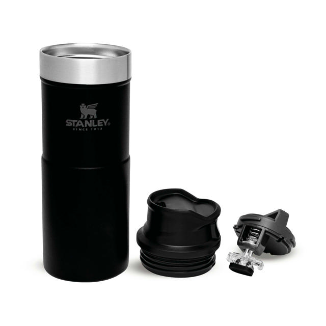 STANLEY CLASSIC TRIGGER ACTION TRAVEL MUG 0.35L - BLACK