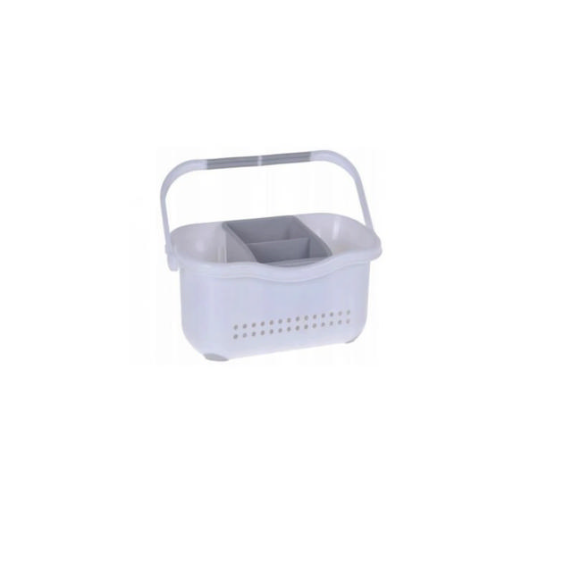 STORAGE BASKET WHITE 22CM X 12CM X 12.5CM