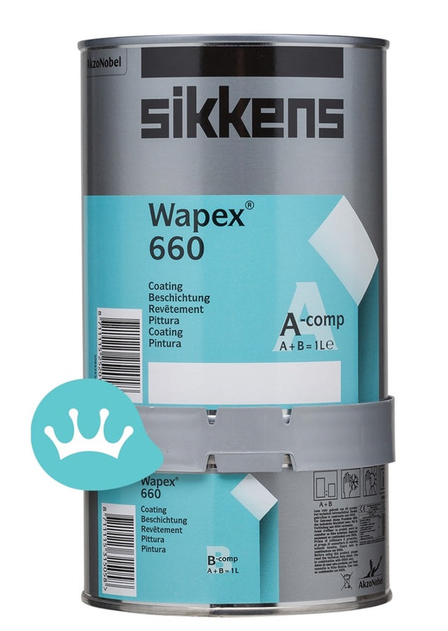 SIKKENS WAPEX 600 SET M15 ΕΠΟΞΕΙΔΙΚΟ ΧΡΩΜΑ ΝΕΡΟΥ 960ML