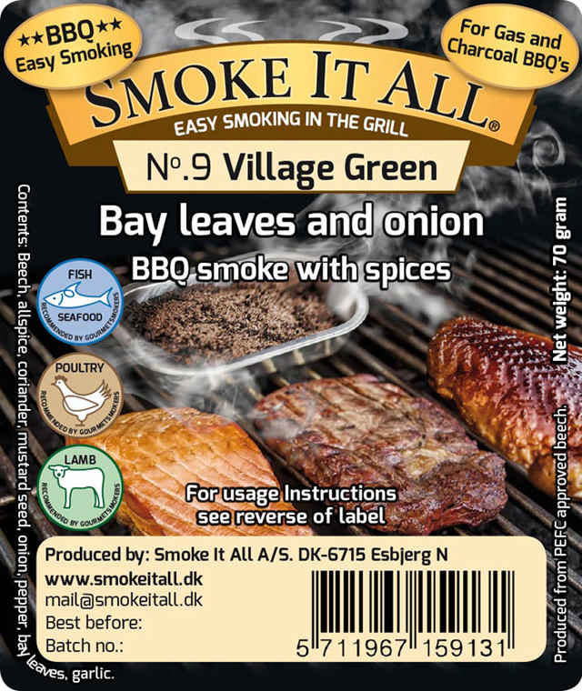 SMOKE NO.9 VILLAGE GREEN 70GR