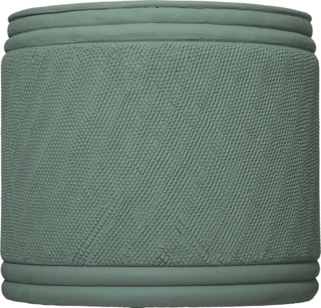 POT CEMENT CELADON GREEN  SMALL 20CM X 18CM