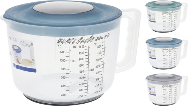 MEASURING JUG 2L 18CM 3 ASSORTED COLORS