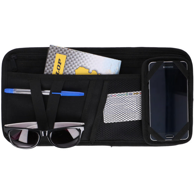 DUNLOP VISOR ORGANIZER CAR STORAGE 36X8.5X1.5CM