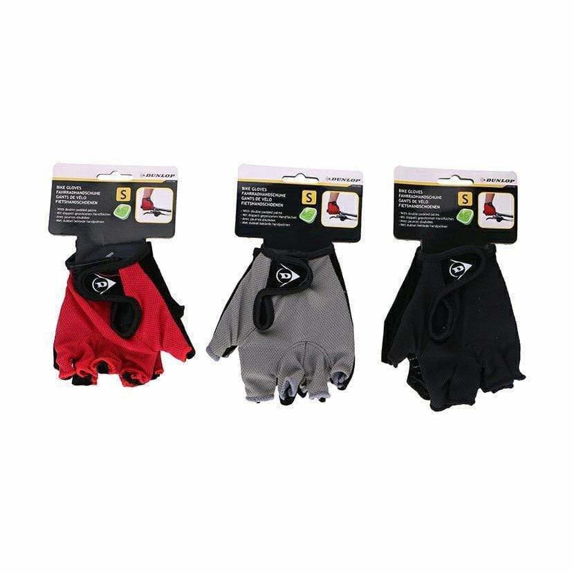 DUNLOP BICYCLE GLOVE SMALL SIZE 3 ASSORTED COLORS