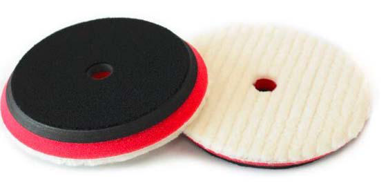 MAXSHINE DUAL ACTION WOOL POLISHING PAD RED 150mm