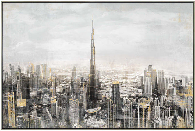 CITY PAINTING 120X80CM