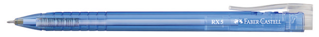 FABER CASTELL BALL PEN RX5 0.5MM BLUE