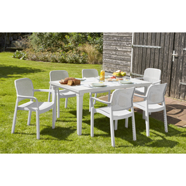 KETER SAMANA OUTDOOR CHAIR 58X53X83CM - WHITE