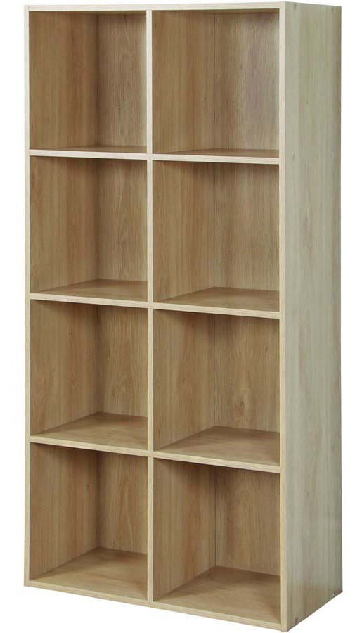 KODU 4 TIER BOOKCASE 56X28X112CM - OAK