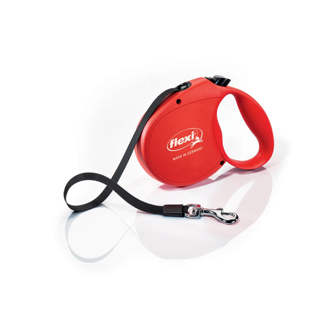 FLEXI CORD LEASH STANDARD RED UP TO 25KG