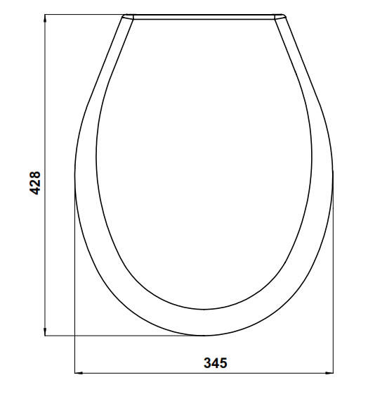 NIKIPLAST TOILET SEAT LILIA WHITE SOFT CLOSE