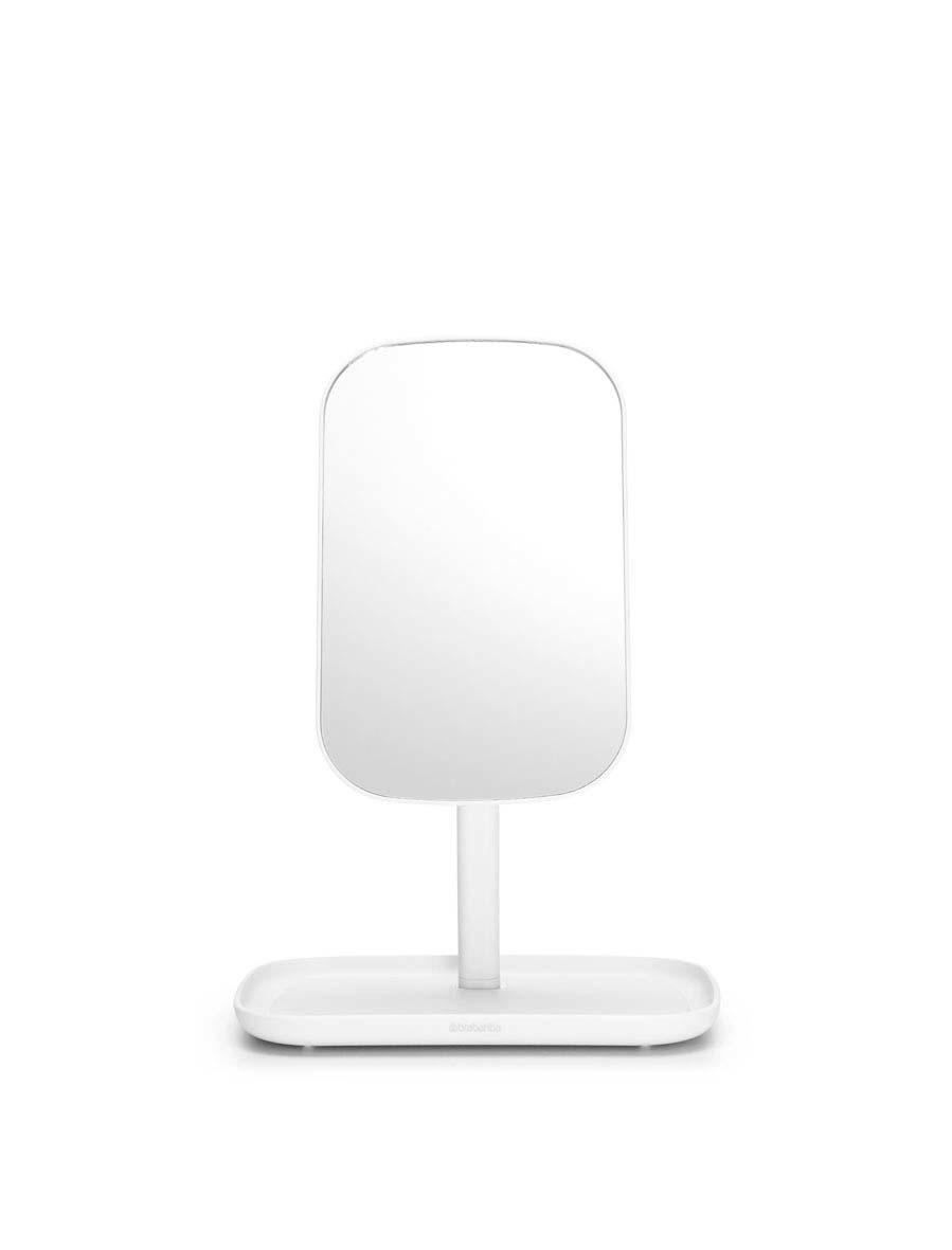 BRABANTIA MIRROR WITH STORAGE TRAY WHITE