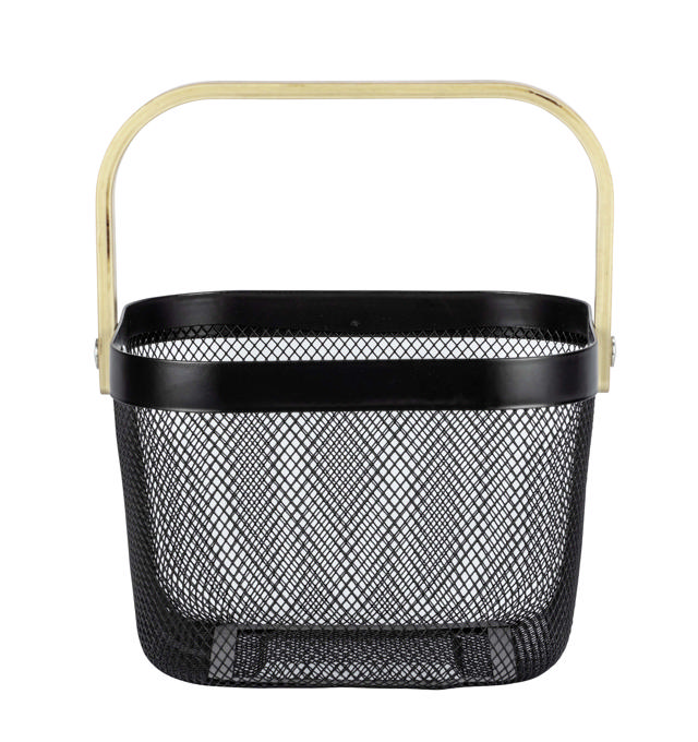 WENKO BASKET BAMBUSA BLACK 25X25X17CM