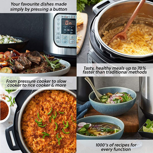 INSTANT POT DUO 6L 7 IN 1 ELECTRIC PRESSURE COOKER 1000W