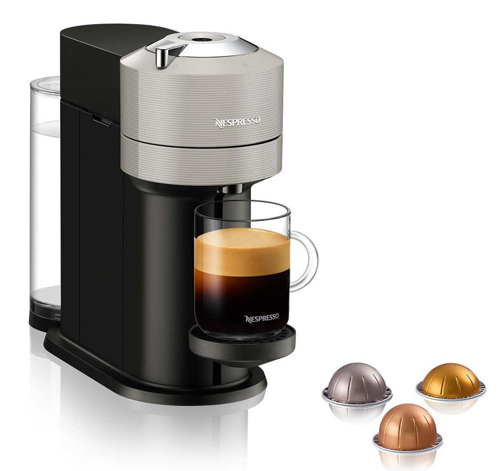 NESPRESSO VERTUO NEXT COFFEE MACHINE SILVER