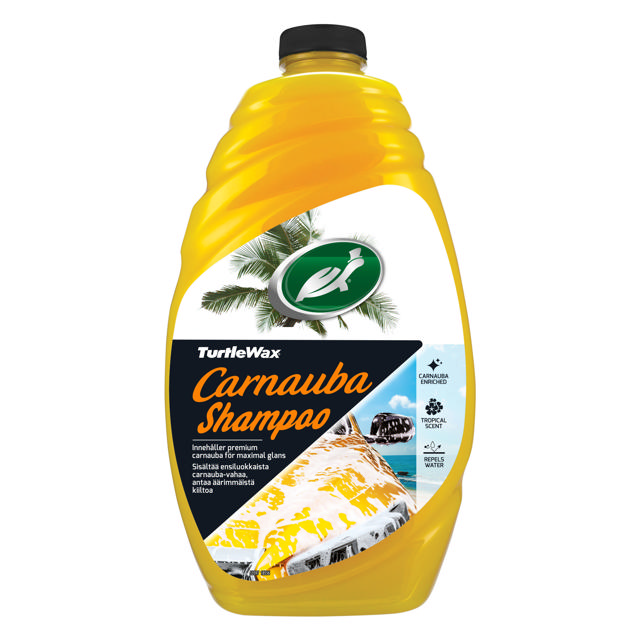 TURTLE WAX CARNAUBA TROPICAL WASH & WAX SHAMPOO 1.42L