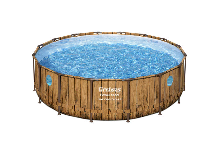 BESTWAY 56725 ROUND POOL FRAME 488X122CM GREY