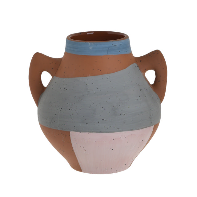 ΑΜΦΟΡΕΑΣ TERRACOTTA MULTICOLOR 15Χ14Χ15CM