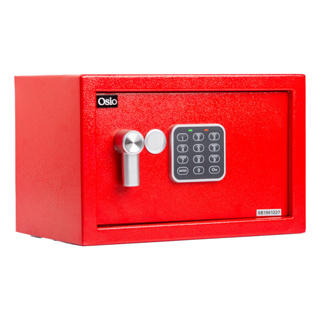 OSIO OSB-2031RE SAFE BOX DIG 31X20X20CM 3 ASSORTED COLORS