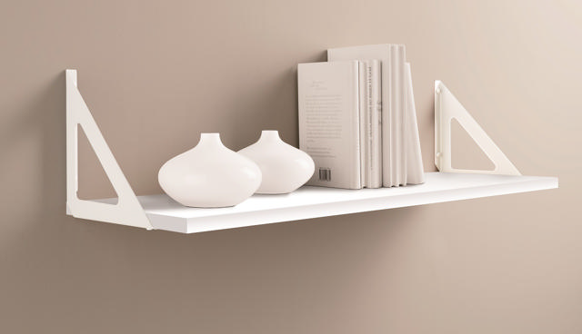 SHELF KIT 'ELA' 70X24CM ΛΕΥΚΟ