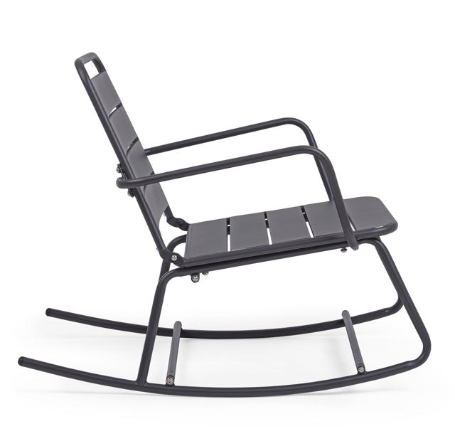 BIZZOTTO LILLIAN ROCKING CHAIR 74X90X63CM - ANTHRACITE