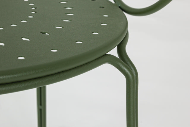 BIZZOTTO ETIENNE OUTDOOR CHAIR 49X49X89CM - GREEN