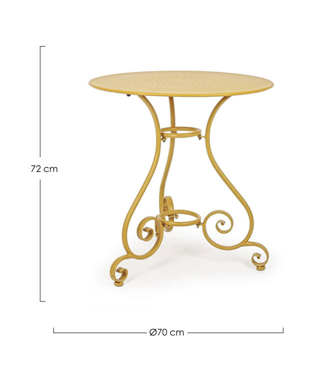 BIZZOTTO ETIENNE TABLE D70CM YELLOW