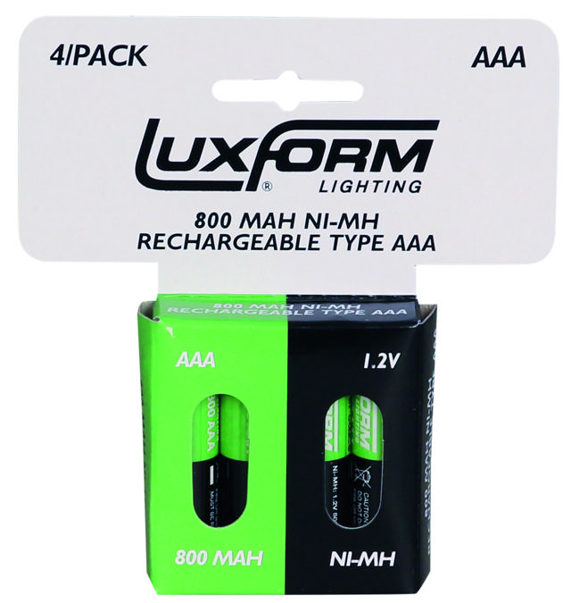 LUXFORM LIGHTING ΗΛΙΑΚΗ ΜΠΑΤΑΡΙΑ 4XAAA NI-MH 1.2V