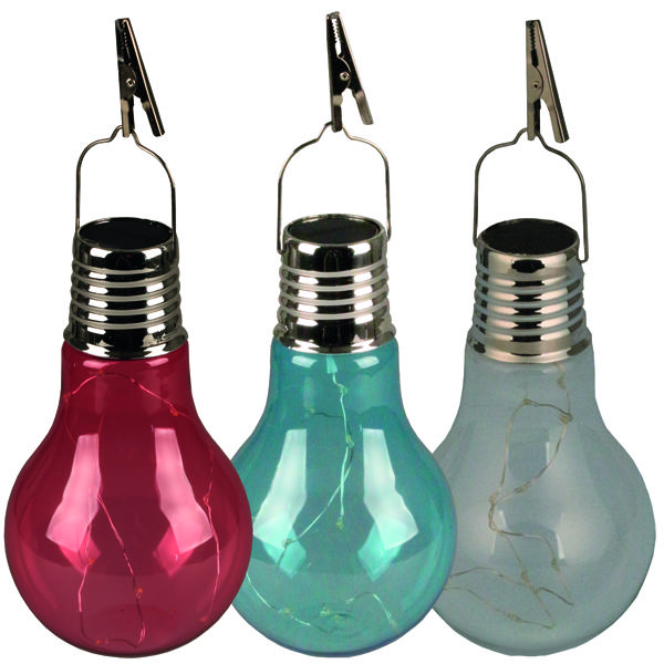 LUXFORM LIGHTING SOLAR GLASS BULB 3 COLOURS