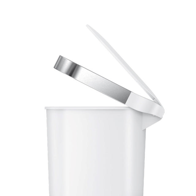 SIMPLEHUMAN PEDAL BIN 40L SLIM WHITE