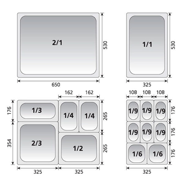 PKS INOX CONTAINER 17.6X10.8X10CM