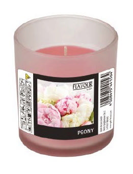 GALA CANDLE GLASS INDRO PEONY