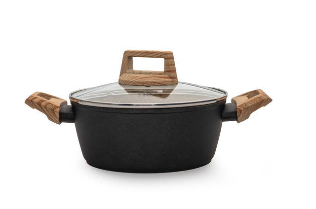 ESTIA EARTH CASSEROLE WITH LID 20CM 2.3L