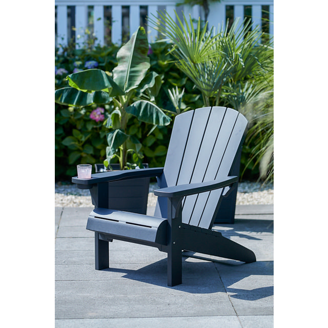 KETER ALPINE ADIRONDACK OUTDOOR CHAIR 93X81X96.5CM - GREY