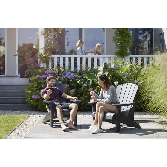 KETER ALPINE ADIRONDACK OUTDOOR CHAIR 93X81X96.5CM - GREY