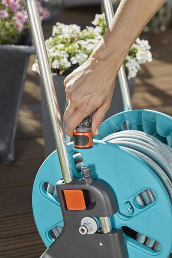 GARDENA 18500-20 CLEVERROLL S HOSE TROLLEY REEL TALL 40M