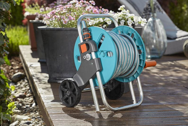 GARDENA 18500-20 CLEVERROLL S HOSE TROLLEY REEL TALL 40M