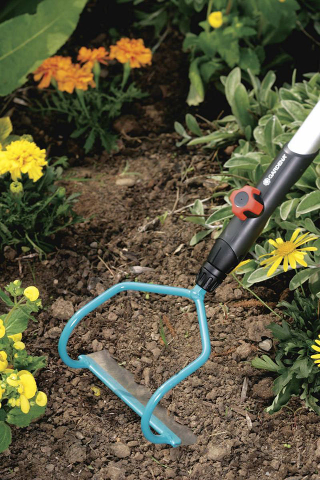 GARDENA COMBISYSTEM DRAW HOE GREEN CUTTER 16CM