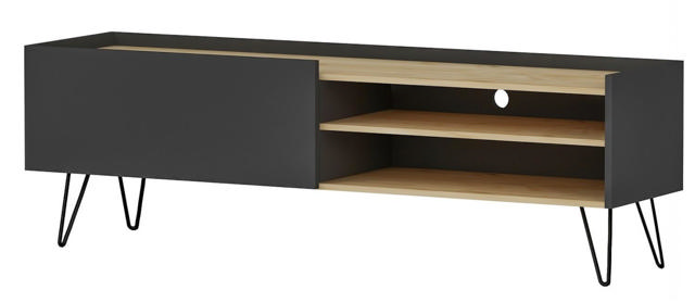 HANNA TV STAND - OAK/GREY