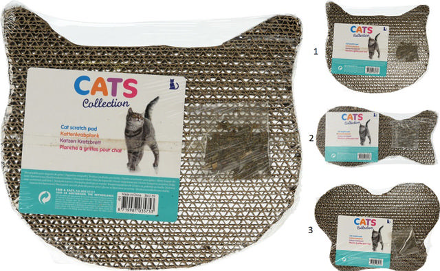 CAT SCRATCHER 3 ASSORTED DESIGNS