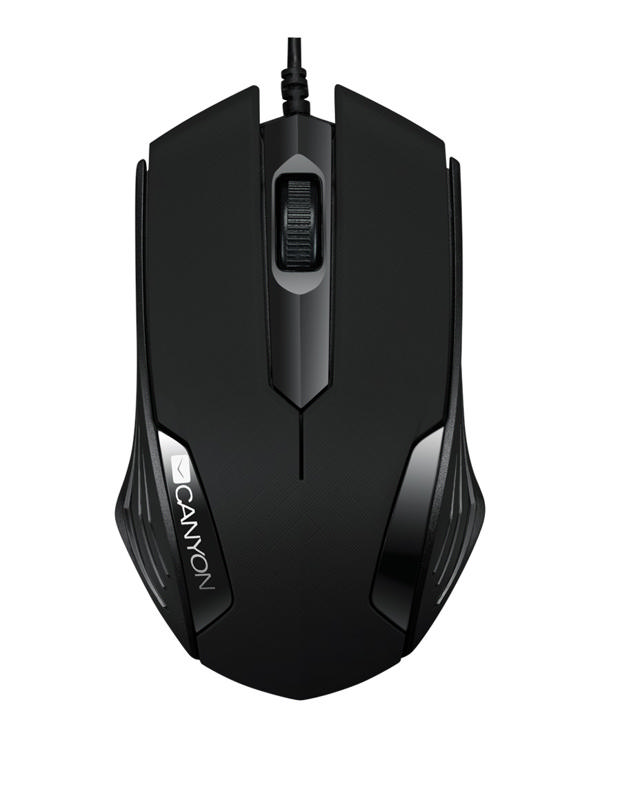 CANYON WIRED OPTICAL MOUSE BLACK