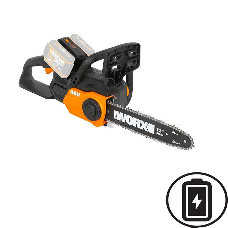 WORX WG381E.9 CORDLESS CHAINSAW SOLO 40V WITH AUTO TENSION 30CM