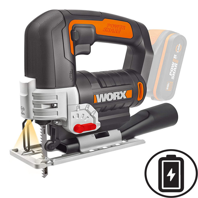 WORX WX543.9 JIGSAW 24MM SOLO 20V