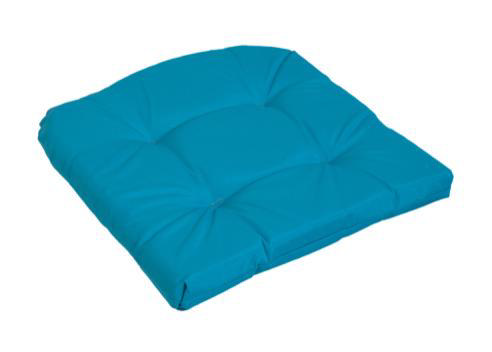 CUSHION SEAT 40X40X5CM LIGHT BLUE