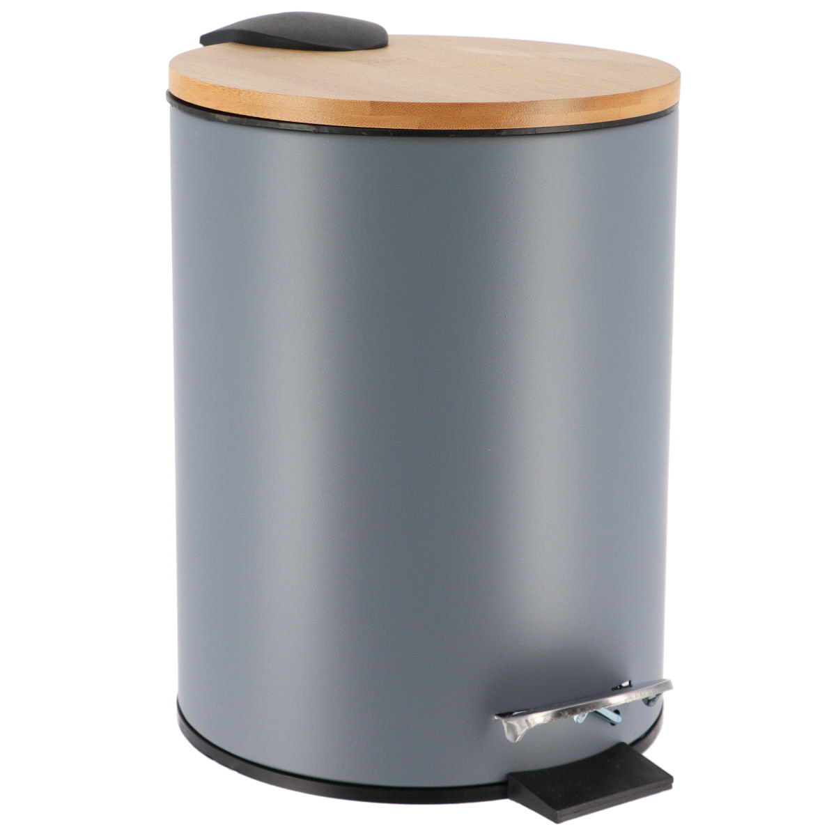 PEDAL BIN SC 2.5L GREY /BAMBOO